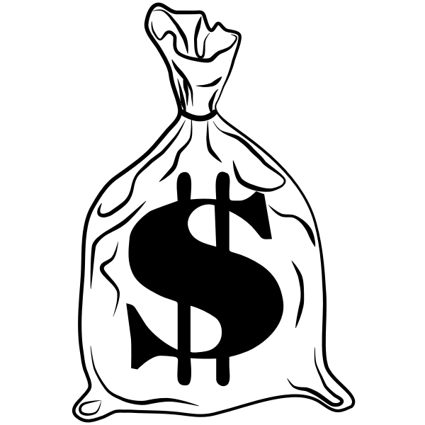 SVG Money bag image