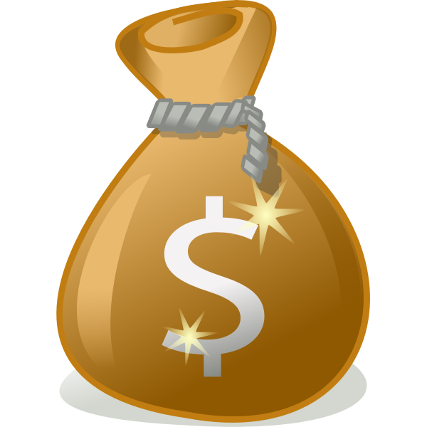 SVG Money bag vector