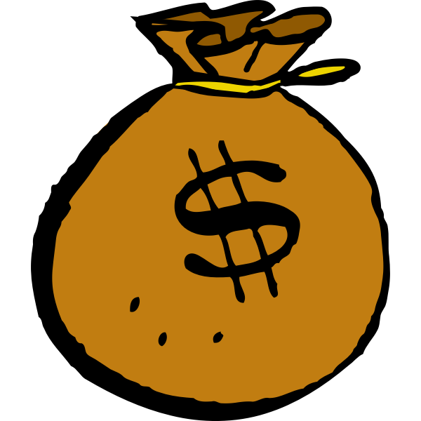 SVG Money bag vector image