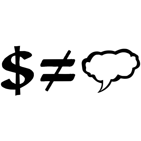 SVG Money is not equal to