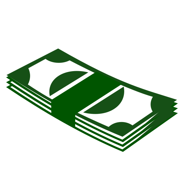 SVG Money stack vector image