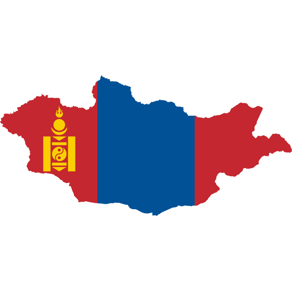 SVG Mongolia039s map