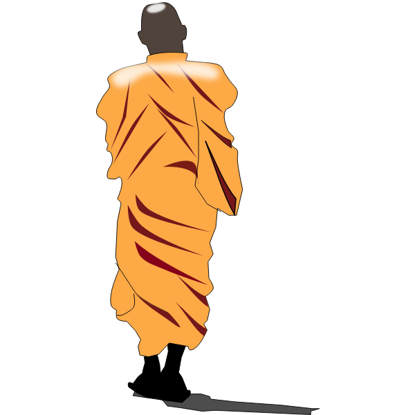 SVG Monk standing