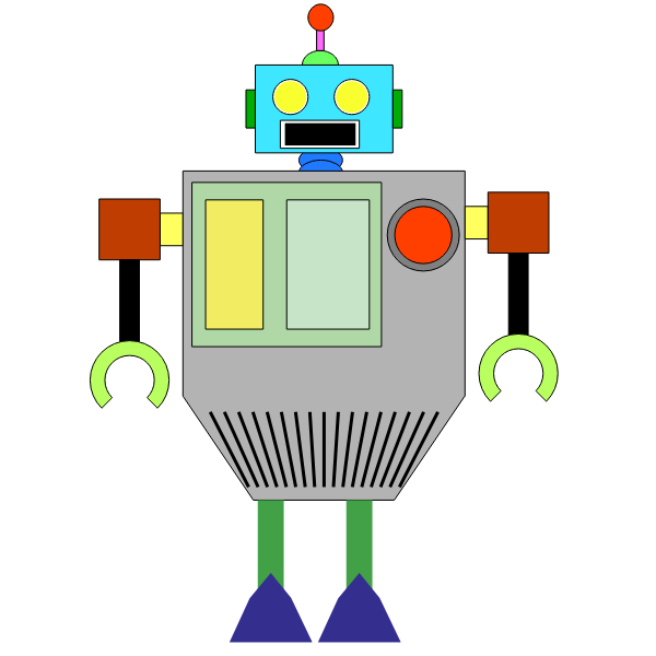 SVG monkey and robot 2015090226