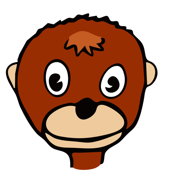 SVG Monkey drawing