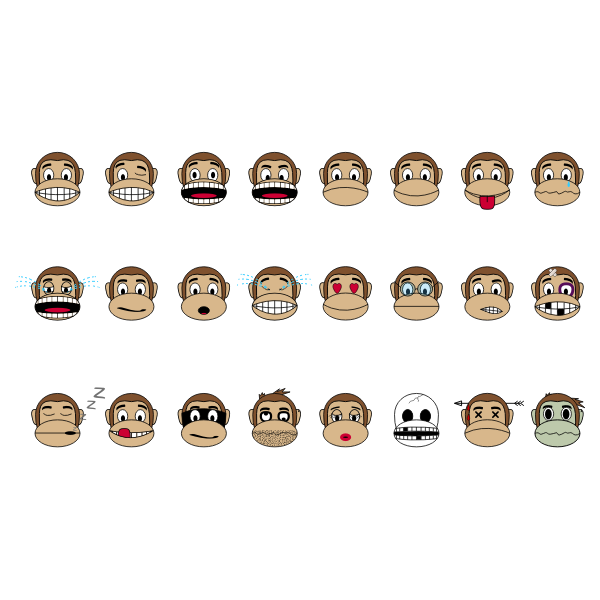 SVG Monkey emoji image