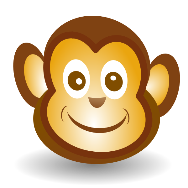 SVG Monkey face