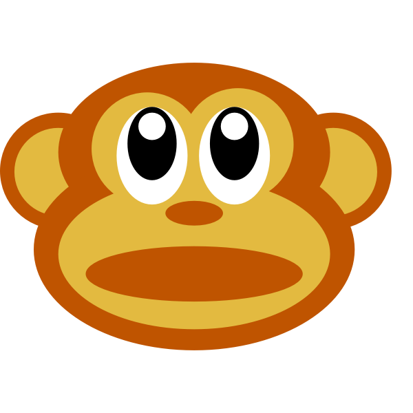 SVG monkey face 2015082518