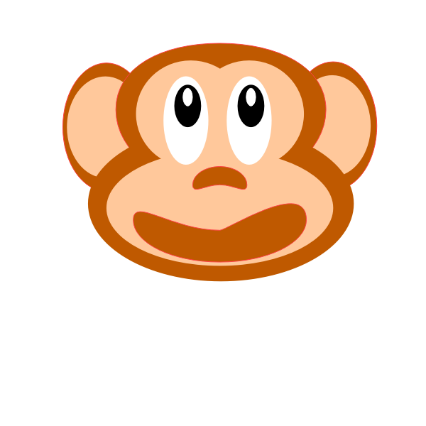 SVG monkey face 2015082758