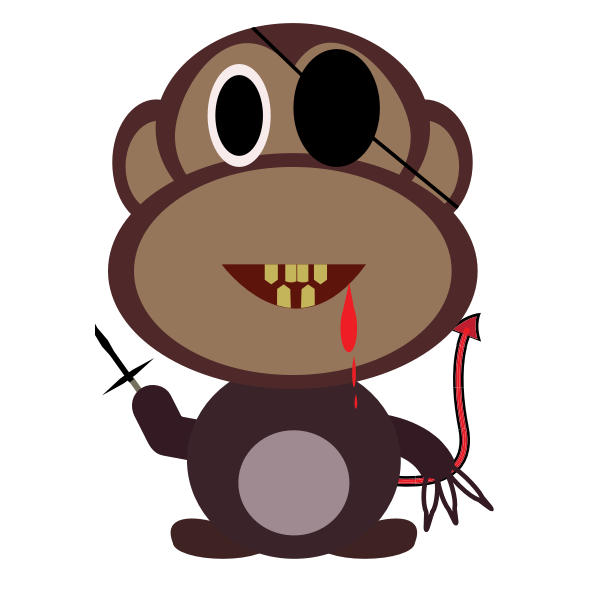 SVG Monkey monster