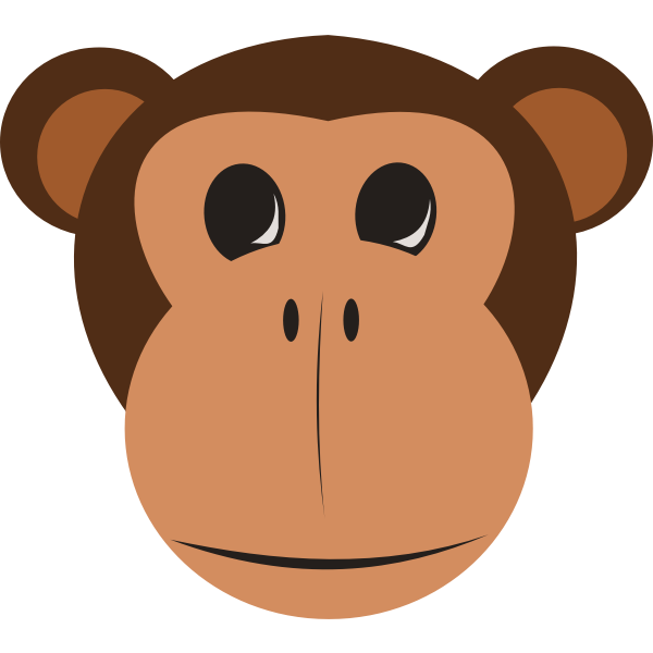 SVG Monkey vector clip art