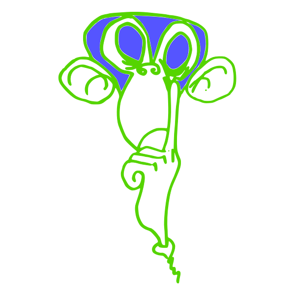 SVG Mono pensador