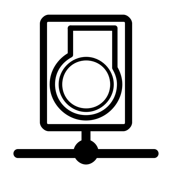 SVG Monochrome KDE icon vector graphics