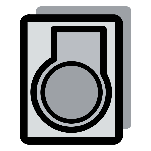 SVG Monochrome of a web icon