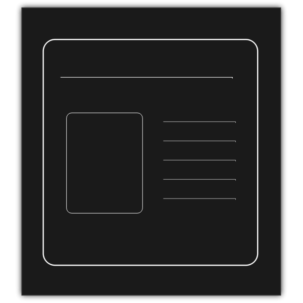 SVG Monochrome presentation icon vector graphics
