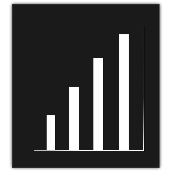 SVG Monochrome spreadsheet icon vector graphics