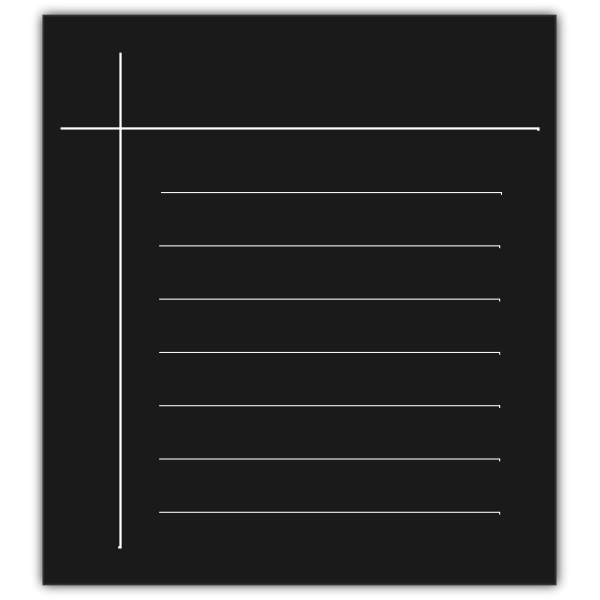 SVG Monochrome word processor vector icon