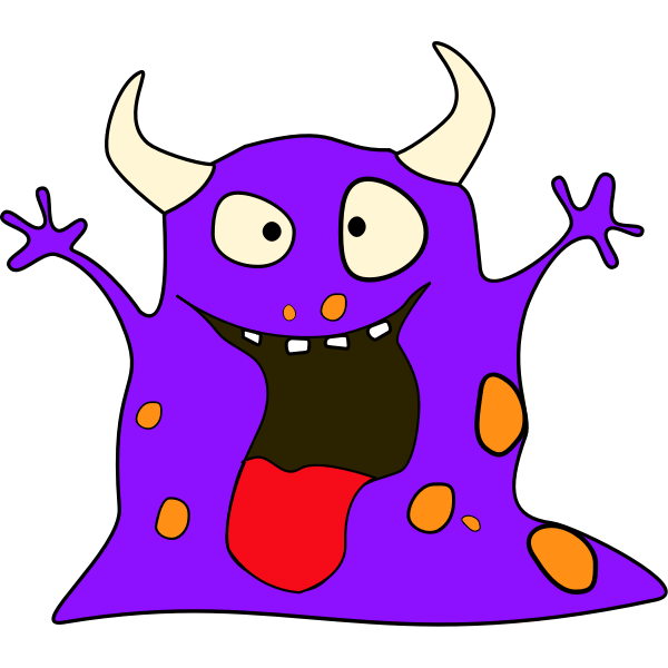 SVG Monster 01 purple