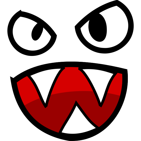 SVG Monster eyes and mouth