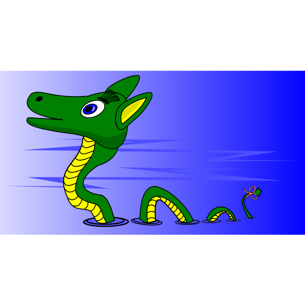 SVG Monster from Loch Ness