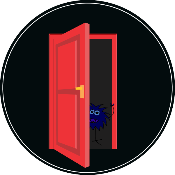 SVG Monster in the closet