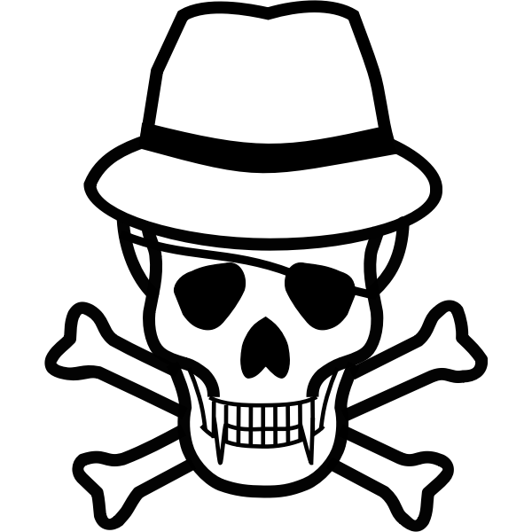 SVG Monster skull