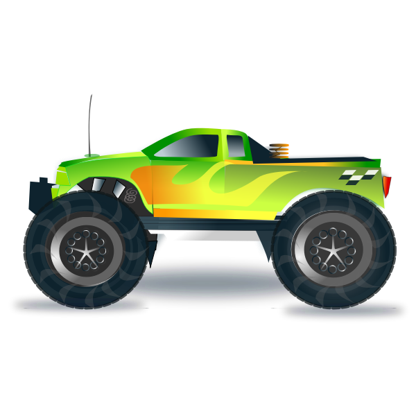 SVG Monster truck vector illustration