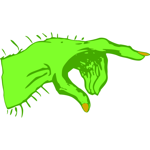 SVG Monster039s hand