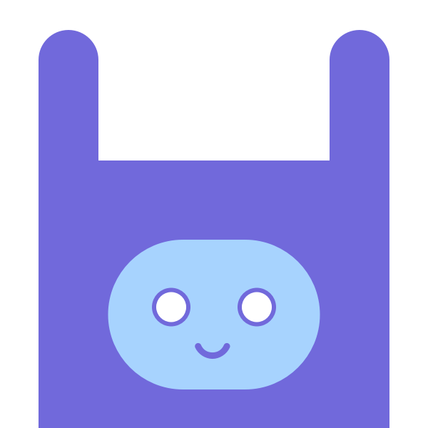 SVG Monster039s head cartoon style