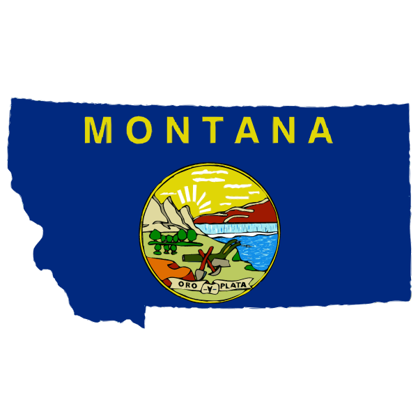 SVG Montana state symbol
