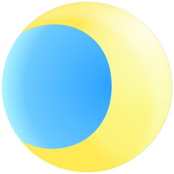 SVG moon