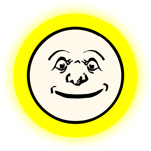 SVG Moon-glowing