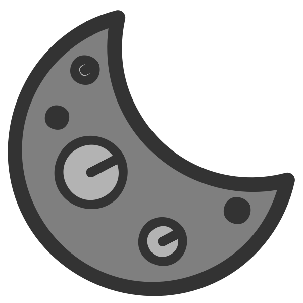 SVG Moon icon