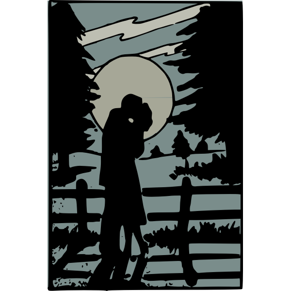 SVG Moonlight kiss