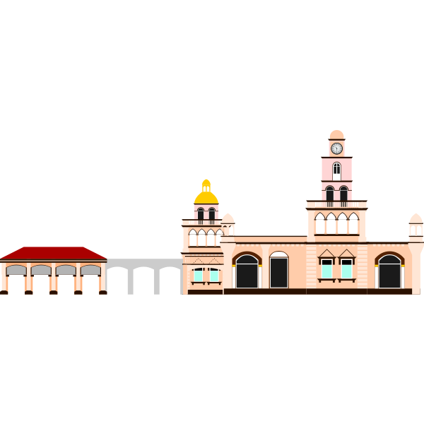SVG Mosque drawing