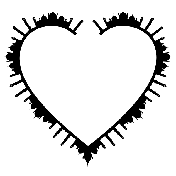 SVG Mosque heart