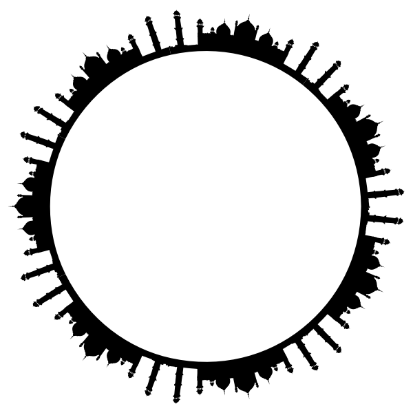 SVG Mosque radial