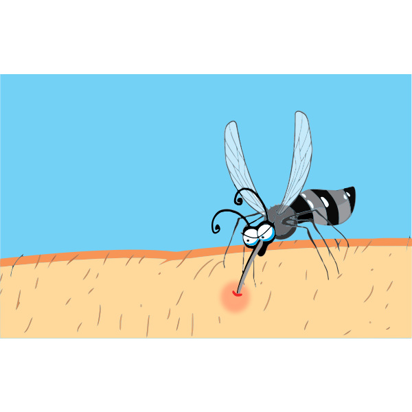 SVG Mosquito bite