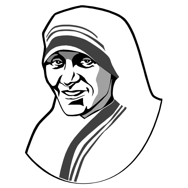 SVG Mother Teresa