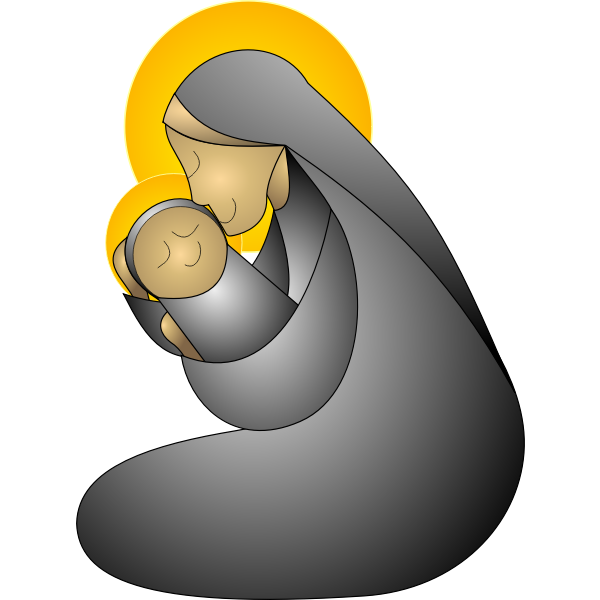 SVG Mother with Child by Merlin2525