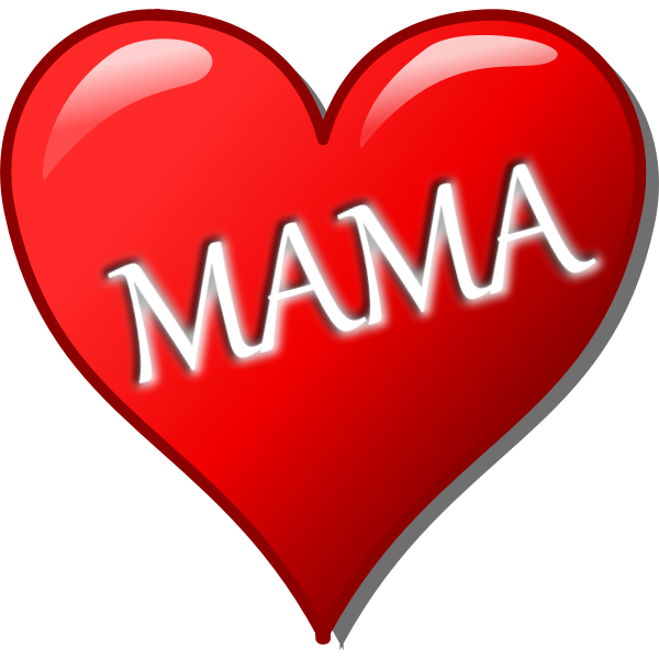 SVG Mother039s day heart vector