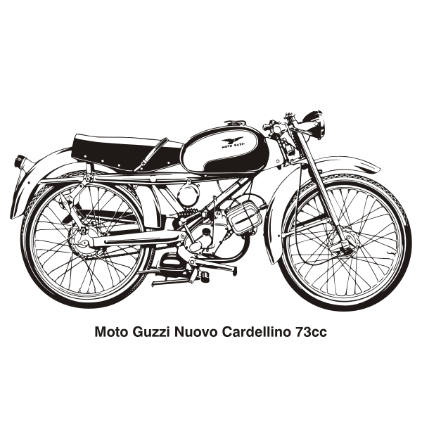 SVG MOTOGUZZI NUOVO CARDELLINO 73 1960
