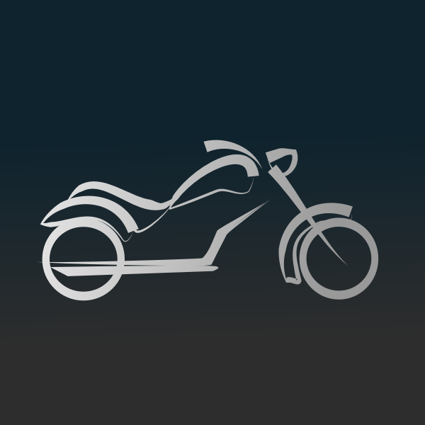 SVG Motorbike icon vector