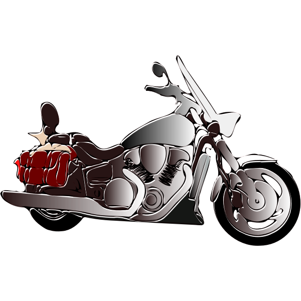 SVG Motorbike stylized style