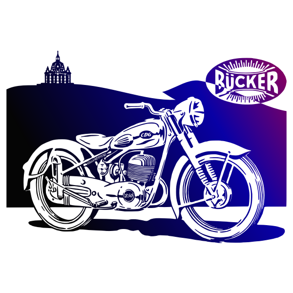SVG Motorbike vector clip art