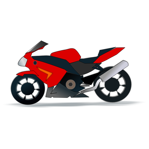SVG Motorbike vector image