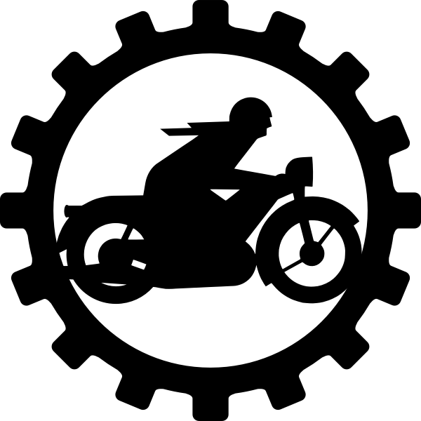 SVG Motorcycle Mechanic Logotype