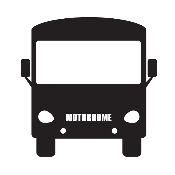 SVG Motorhome silhouette vector clip art