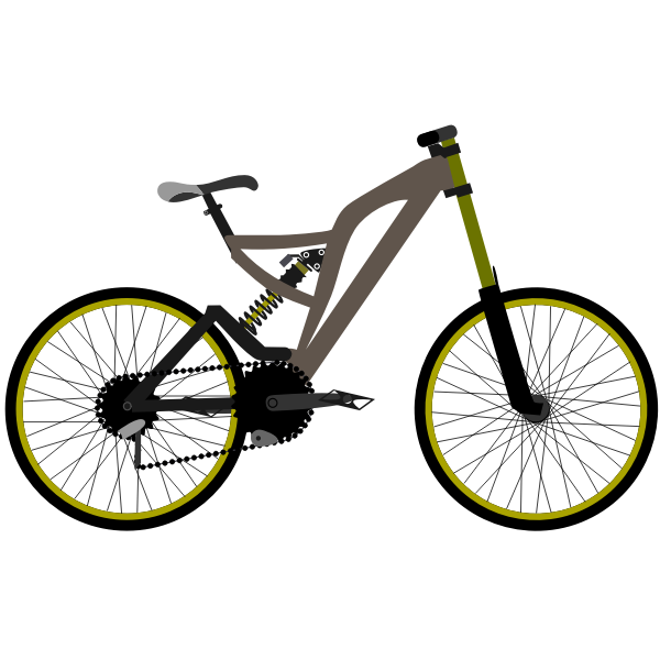 SVG Mountain bike vector graphics