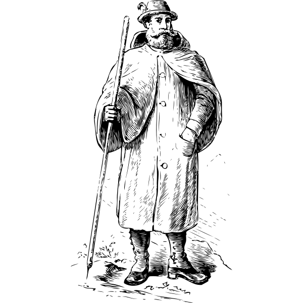 SVG mountain climber